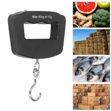 Electronic 50kg Scale with LCD and Hook for Versatile Home & Fishing Use