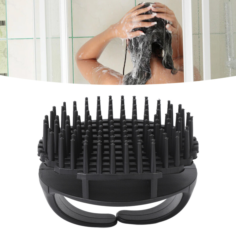 TPE Hair Scalp Massager Brush | Soft Bristle Exfoliator & Shampoo Scrubber