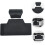 2Pcs Motorcycle Backrest Cushion Pad with Shockproof Support and Lumbar Pressure Relief 4