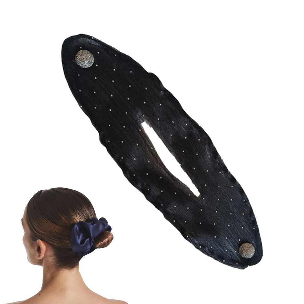 Hair Bun Maker for Long Hair Women, NonSlip Flexible Bun Hair Roller Tool for Quick Styling