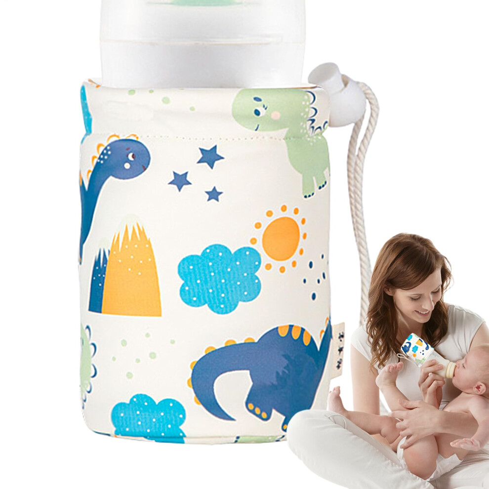 PU Leather Baby Bottle Warmer Sleeve with LongLasting Heat Retention, Waterproof Insulated 200ml
