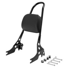 Motorcycle Backrest for Harley Sportster XL1200/883 Iron 883 with Ergonomic Detachable Pad