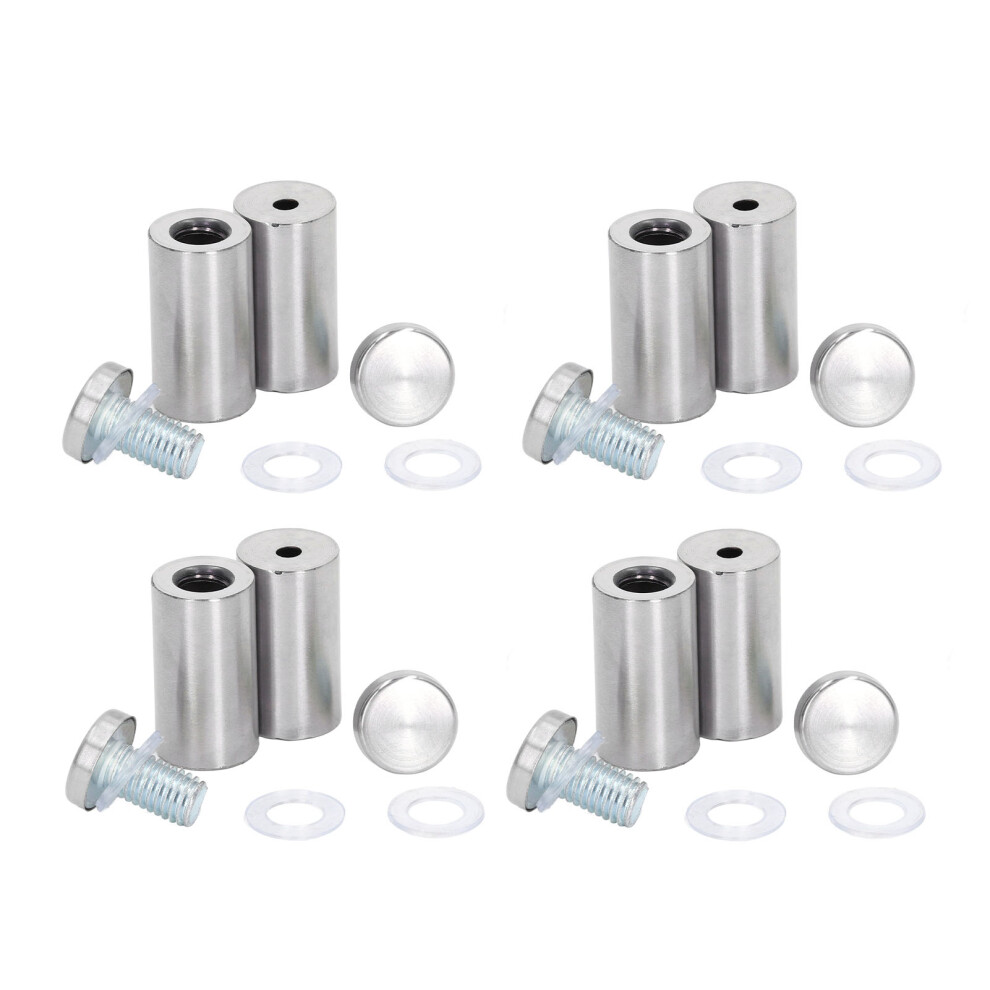 12Pcs 19X40mm Stainless Wall Hardware Screws For Acrylic Signs 9451375536587