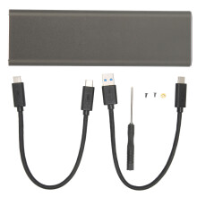Externe NVMe SSD-adapter met behuizing van aluminiumlegering voor superieure warmteafvoer en draagbaarheid, geschikt voor M.2 NVMe SATA PCIe M Key en