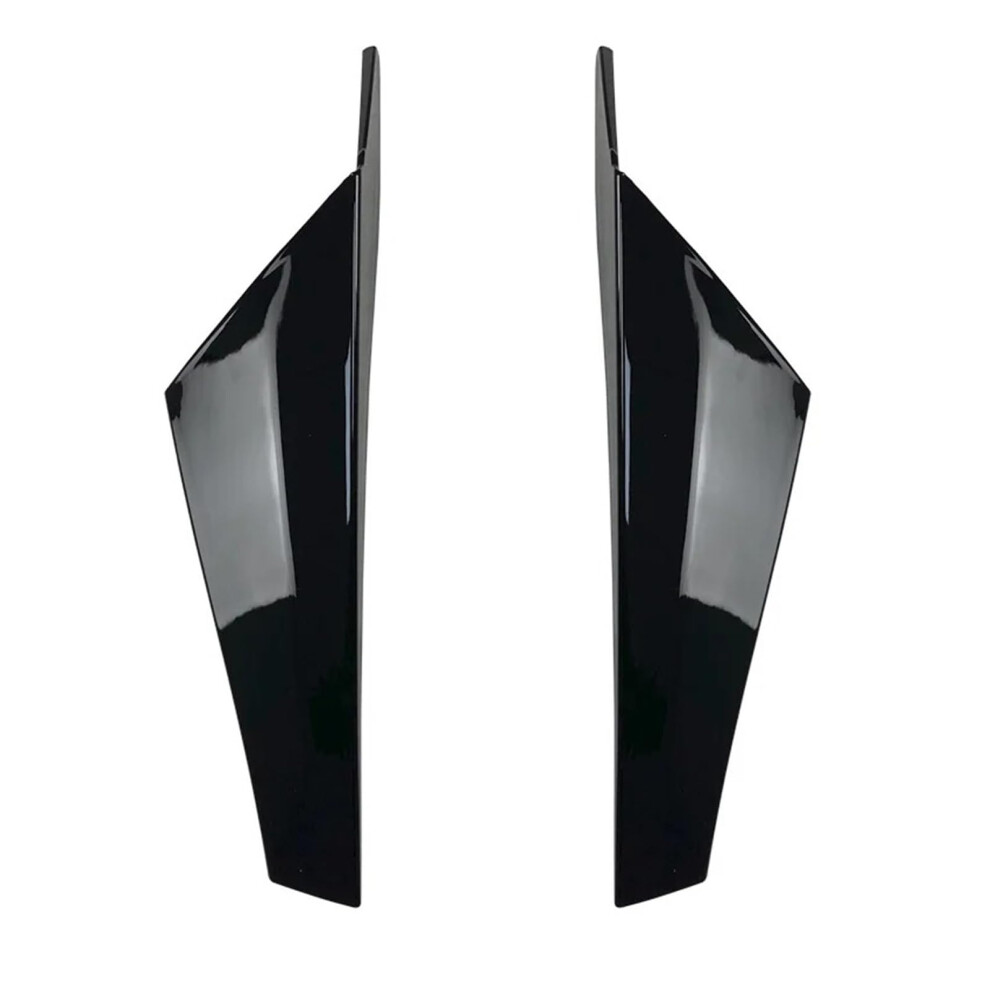 Glossy Car Rear Window Side Spoiler For Vw Golf Mk8 Gti Gtd Tsi Tdi 20202023 Black 9187378409480