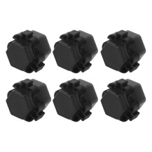 200 pièces de gobelets en plastique noir en forme de mielcombinaison pour tatouage, PP, microblading modulaire