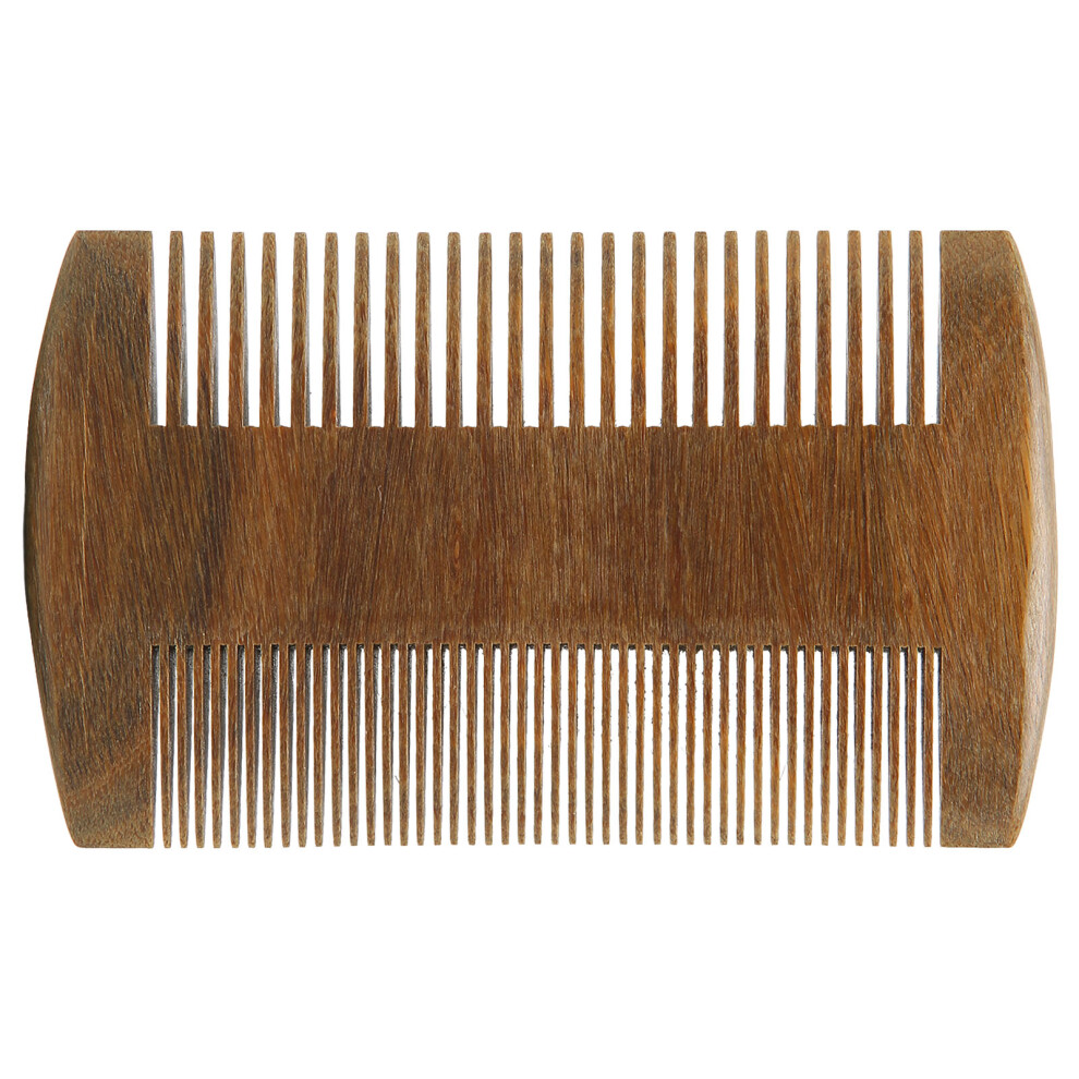 Double Sided Wooden Lice & Beard Comb - Efficient Lice & Tangle Removal