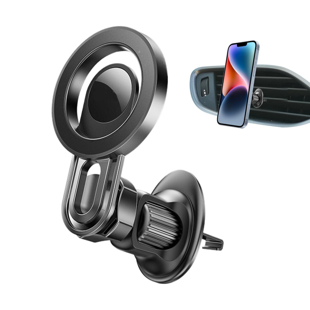 Magnetic Car Phone Holder With 360 Rotation, Secure Vent Mount For All Smartphones 9382693358202