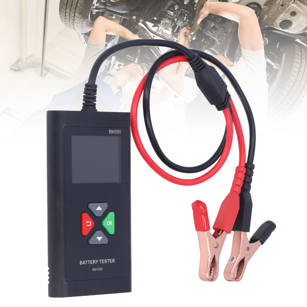 Universal 6V-12V Battery Analyzer With Multimeter & Buzzer Reminder 4171375540227