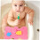 Bath Cushion Mat Soft Supportive Bath Sponge for Newborns Comfortable Bathtub Mat Random Style 3
