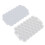 Flexible 37 Grids Silicone Ice Cube Tray with Cover Honeycomb Pattern White 1