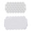 Flexible 37 Grids Silicone Ice Cube Tray with Cover Honeycomb Pattern White 15