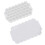 Flexible 37 Grids Silicone Ice Cube Tray with Cover Honeycomb Pattern White 6