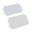 Flexible 37 Grids Silicone Ice Cube Tray with Cover Honeycomb Pattern White 10