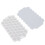 Flexible 37 Grids Silicone Ice Cube Tray with Cover Honeycomb Pattern White 12
