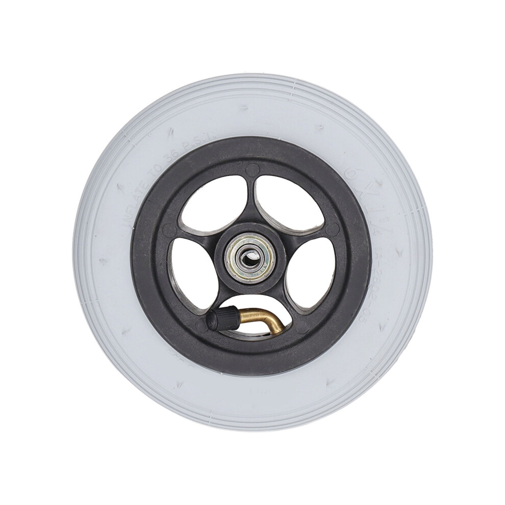 6in Electric Wheelchair Wheel 36PSI Durable Aluminum Alloy Hub