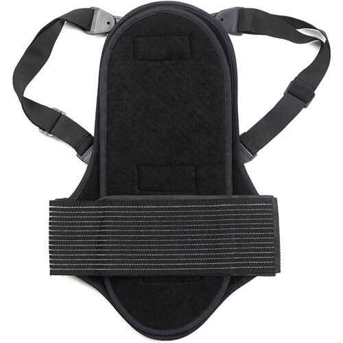 Motorcycle Back Protector with Shock Absorption and Adjustable Waistband for Skiing Snowboarding 2