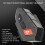 IP65 wasserdichte Bluetooth- Motorradhelm Headset 40H Wiedergabe 4