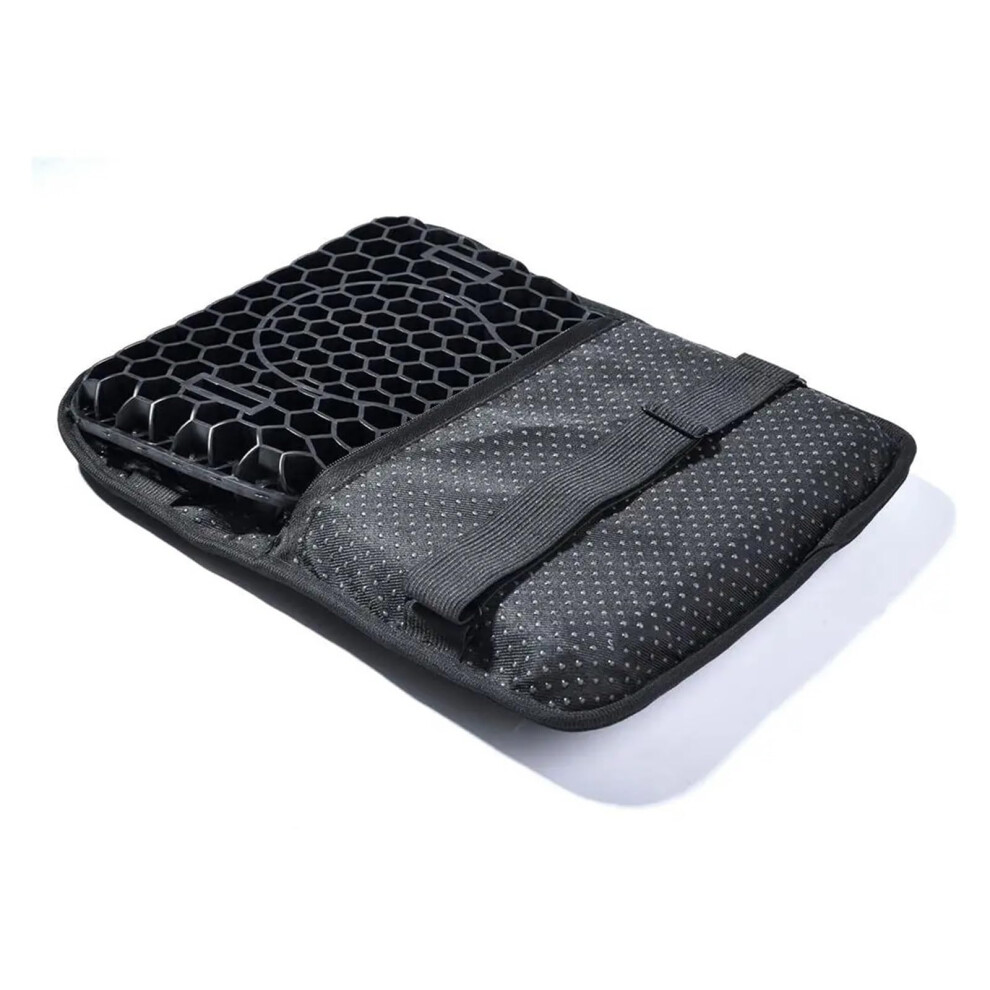Motorcycle Seat Cushion With 3D Honeycomb Gel Pad For Breathable Shock Absorption And Pressure Relief 9199774063562