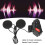 IP65 wasserdichte Bluetooth- Motorradhelm Headset 40H Wiedergabe 7