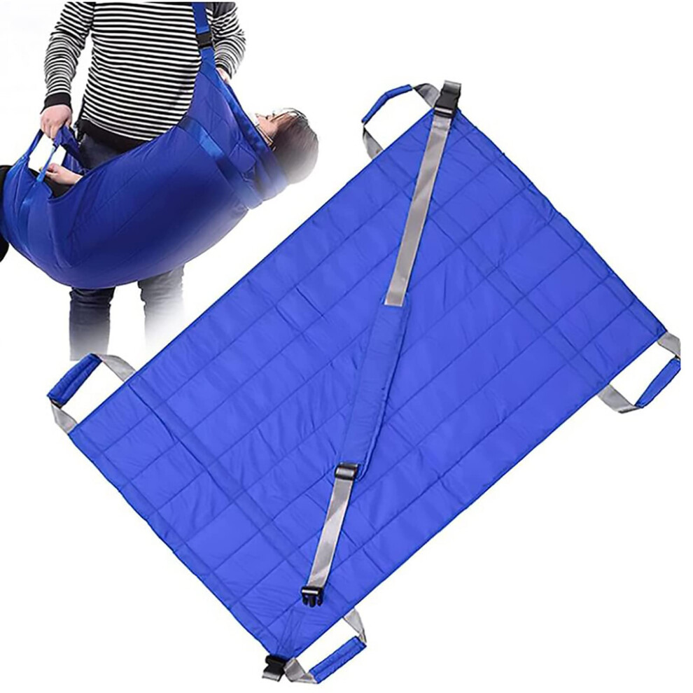 Patient Transfer Sheet with Ergonomic Handles, Washable Reusable Slide Sheet for Elderly Bed Care