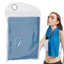 Sweat Wicking Towel Sky Blue Fast Drying Soft Absorbent Gym Workout Towel for Sports and Travel