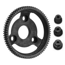 Kit d'engrenages pour voiture télécommandée 48P 76T Grand Engrenage & 19T/20T/21T Pinnions pour RC 1/10