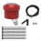 Chain Lubricator Oiler System For Motorcycles, Universal Fitment, Direct Replacement Accessory, Red Color 1