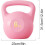 Pink Kettlebell for Full Body Workout and Grip Strength Training with Ergonomic Handle 2