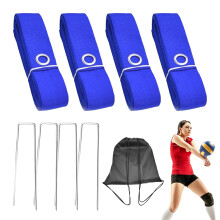 Beach Volleyball Court Lines Kit with Adjustable Layout and Rapid Setup for Backyard or Outdoor Play
