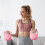 Pink Kettlebell for Full Body Workout and Grip Strength Training with Ergonomic Handle 3