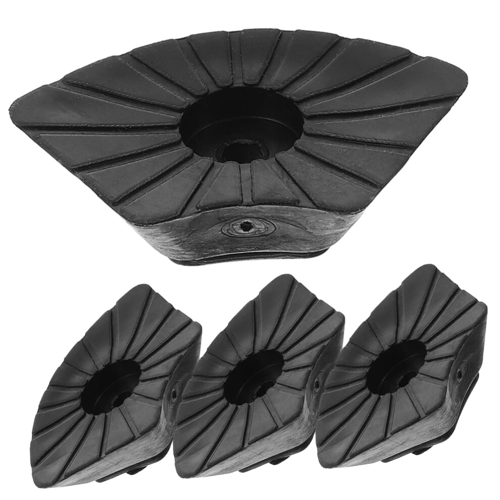 4pcs Replacement Cane Tips for Walking Sticks and Trekking Poles, AntiSlip Durable Covers