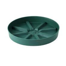 Plant Trays PP Plastic Plant Saucer Drip Tray Green For Indoor Use Planter Container