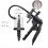 Silicone Anal Plug with Suction, Inflatable Prostate Massager, Interchangeable Shapes, Size A 3