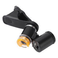 Loupe à clip LED 60X pour téléphone portable – Idéal pour l’évaluation de bijoux et d’antiquités