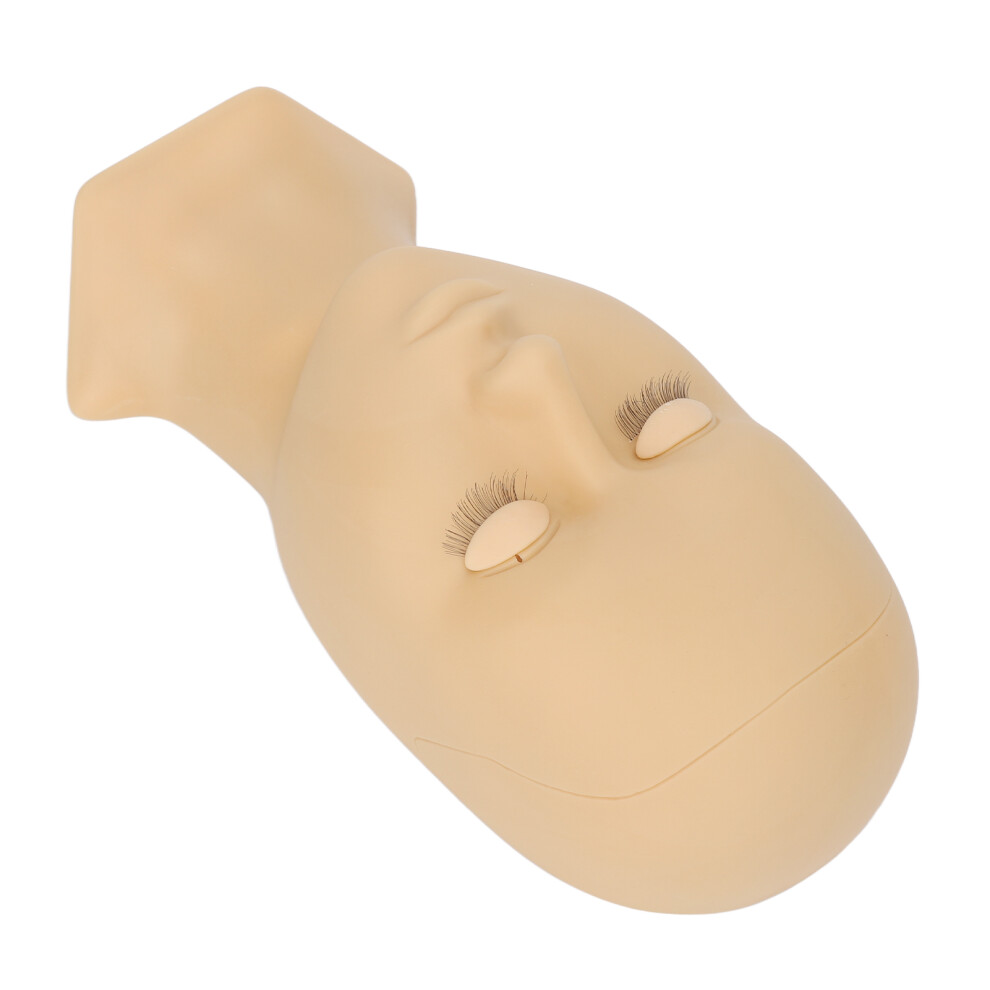 Silicone Mannequin Head for Eyelash Extensions â Includes 4 Pairs of Eyelids
