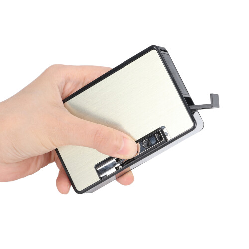Medium USB Charging Metal Cigarette Case with Lighter, 150mAh, Gold 2
