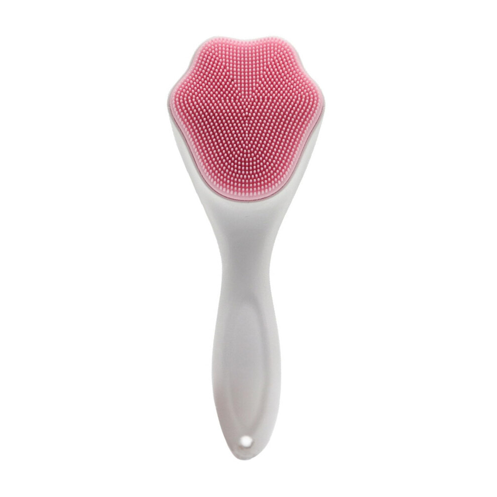 Facial Cleansing Brush Silicone Face Scrubber Cat Paw Design for Exfoliating and Blackhead Removal