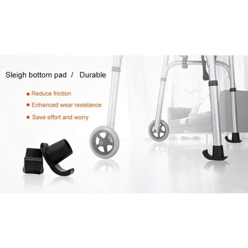 Folding Lightweight Aluminium Walking Frame Adjustable Height Mobility Aid For Adults Compact Size 1