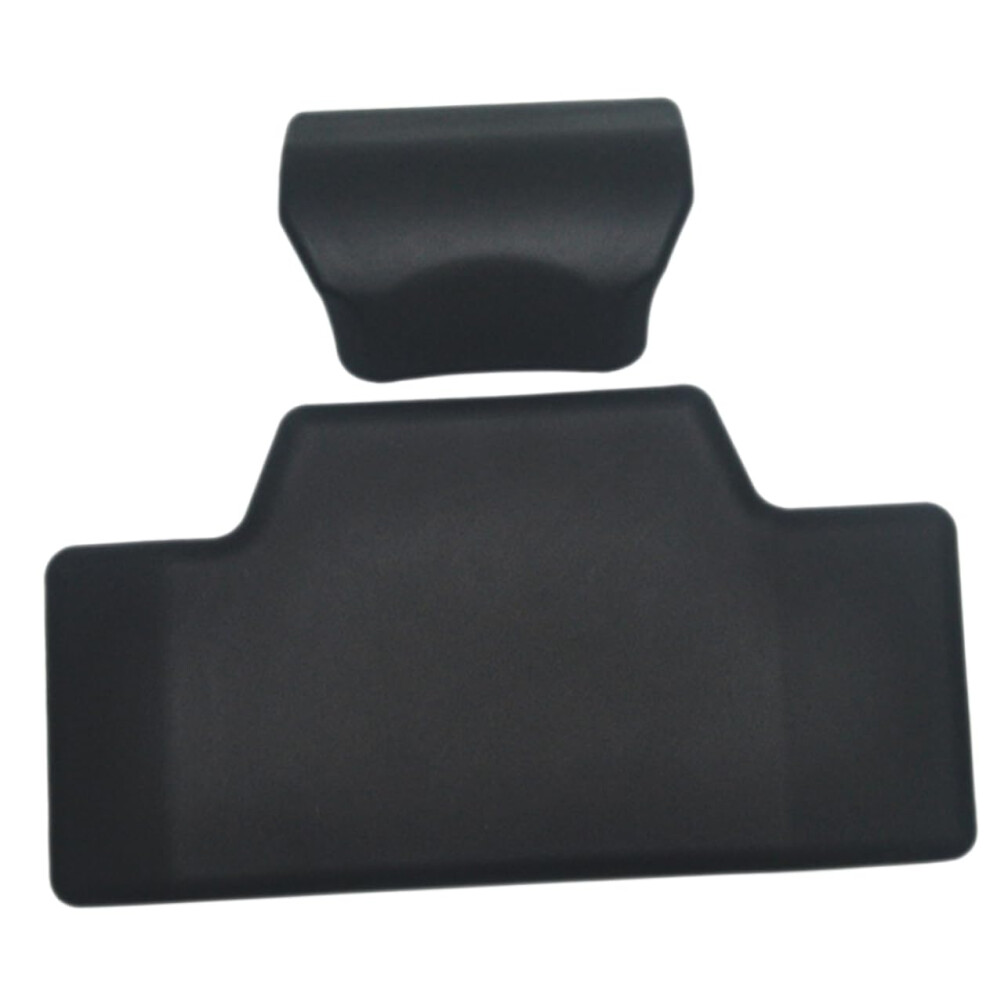 2Pcs Motorcycle Backrest Cushion With Enhanced Lumbar Support, Wear Resistant Rear Pad, Durable Pu 9347817503869