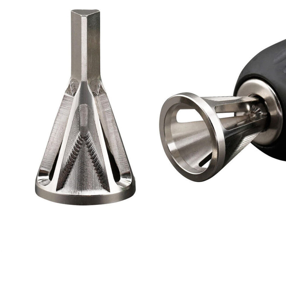 Deburring Triangle Shank External Chamfer Tool Drill Bit For Electric Drill Remove Burrs Home Diy Workshop 9347817597301
