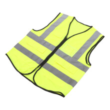 Reflektierende Sicherheitsweste Hochviskos Polyester-Arbeitskleidung M-3XL mit Tasche