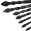 10PCS Masonry Drill Bits Set, 3 Flute Cemented Carbide, Hex Shank 5