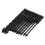 10PCS Masonry Drill Bits Set, 3 Flute Cemented Carbide, Hex Shank 3