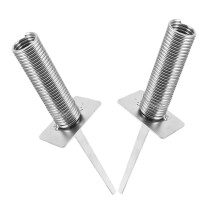 2Pcs Soccer Training Flagpole Base Durable Ground Spikes Portable Easy Storage for Flags Outdoor Sports Equipment