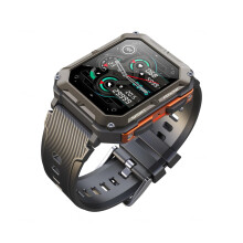 Smart Watches 1.83 Inch HD IP68 Waterproof Android iOS 24/7 Heart Rate SpO2 BP Sleep 120+ Modes Orange