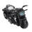 Alloy Simulation Mini Black Motorcycle Pull Back Toy for 3+ Year Olds 13