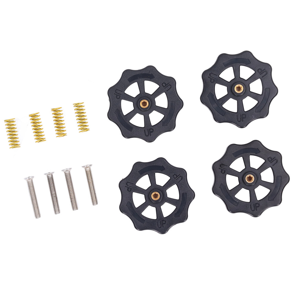 Heated Bed Leveling Nut Set For 3D Printers Abs Steel Compatible 9401375559758