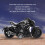 Alloy Simulation Mini Black Motorcycle Pull Back Toy for 3+ Year Olds 8