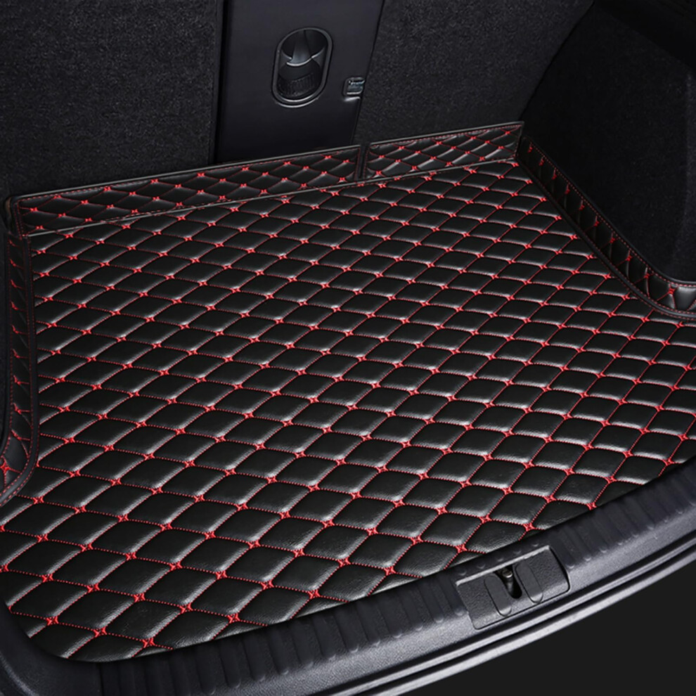 Boot Liner Waterproof Leather Cargo Mat Dustproof Nonslip 20192025 For Nissan Juke Black/Red 9382693216595